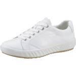 Reduzierte Weiße Ara Avio Runde Slip-on Sneaker ohne Verschluss in Komfortweite aus Glattleder mit herausnehmbarem Fußbett für Damen 