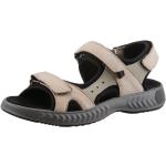 Reduzierte Schwarze Ara Avio Outdoor-Sandalen mit Klettverschluss in Breitweite aus Nubukleder für Damen für den für den Sommer 