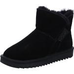 Reduzierte Schwarze Ara Alaska Slip-on Sneaker ohne Verschluss in Breitweite aus Veloursleder für Damen Größe 38 