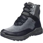 Anthrazitfarbene Ara Gore Tex Outdoor Schuhe mit Schnürsenkel in Breitweite mit herausnehmbarem Fußbett für Damen Größe 37 