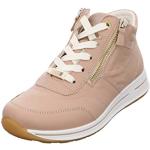 Reduzierte Sandfarbene Ara Osaka Low Sneaker in Breitweite aus Leder für Damen Größe 38,5 