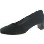 Schwarze Elegante Ara Hochfrontpumps & Trotteurs in Normalweite aus Leder für Damen mit Absatzhöhe 3cm bis 5cm 