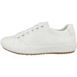 Reduzierte Weiße Ara Low Sneaker in Breitweite mit herausnehmbarem Fußbett für Damen Größe 41,5 