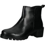 Schwarze Ara Denver Ankle Boots & Klassische Stiefeletten in Komfortweite aus Leder Größe 37,5 