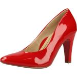 Rote Elegante Ara Spitze High Heels & Stiletto-Pumps in Normalweite aus Leder für Damen mit Absatzhöhe 7cm bis 9cm 