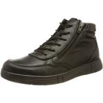 Schwarze Business Ara Derby Schuhe mit Schnürsenkel aus Leder für Herren Größe 41 
