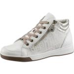 Beige Ara High Top Sneaker & Sneaker Boots mit Reißverschluss aus Leder für Damen Größe 37,5 
