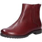 Burgundfarbene Ara Liverpool Ankle Boots & Klassische Stiefeletten in Komfortweite Größe 42 