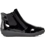 Reduzierte Schwarze Elegante Ara Ankle Boots & Klassische Stiefeletten aus Lackleder für Damen Größe 38 