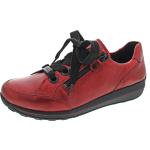 Rote Ara Osaka Keilabsatz High Top Sneaker & Sneaker Boots mit Reißverschluss in Komfortweite aus Leder atmungsaktiv für Damen Größe 41,5 mit Absatzhöhe bis 3cm 