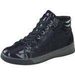 Blaue Ara High Top Sneaker & Sneaker Boots mit Reißverschluss in Komfortweite aus Leder für Damen Größe 40,5 