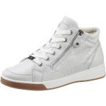 Weiße Ara Runde Keilabsatz High Top Sneaker & Sneaker Boots mit Reißverschluss in Normalweite aus Leder leicht für Damen Größe 40,5 