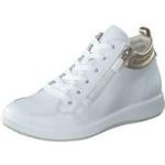 Weiße Ara Roma High Top Sneaker & Sneaker Boots in Komfortweite aus Frottee für Damen Größe 40,5 