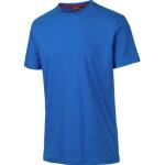 Royalblaue Langärmelige Modyf T-Shirts aus Baumwolle für Herren für den für den Winter 