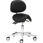 Reduzierte Schwarze Mayer Sitzmöbel Bürohocker aus Kunstleder gepolstert Breite 50-100cm, Höhe 50-100cm, Tiefe 50-100cm 
