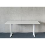Weiße Montana Home Runde Design Tische höhenverstellbar Breite 150-200cm, Höhe 150-200cm, Tiefe 50-100cm 