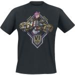 Schwarze League of Legends Rundhals-Ausschnitt T-Shirts für Herren Größe XXL 