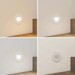 Reduzierte Weiße Moderne Runde LED Einbauleuchten aus Aluminium 