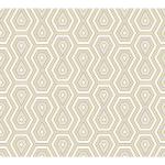 Goldene Retro Architects Paper Glatte Vliestapeten aus Papier UV-beständig 