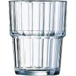 Reduzierte Wassergläser 200 ml aus Glas 