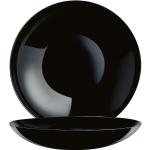 Schwarze Moderne Runde Teller 26 cm 6-teilig 