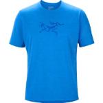 Blaue Kurzärmelige Arc'teryx T-Shirts für Herren Größe L 