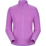 Lila Gepunktete Sportliche Atmungsaktive Arc'teryx Delta Mini Kurzjacken & Cropped-Jackets aus Fleece für Damen Größe M 