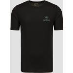 Schwarze Geflochtene Arc'teryx Arc'word Nachhaltige T-Shirts aus Polyamid für Herren Größe XL 