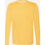 Reduzierte Gelbe Melierte Langärmelige Arc'teryx T-Shirts aus Polyester für Herren Größe XXL 