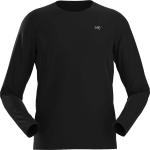 Schwarze Langärmelige Arc'teryx T-Shirts für Herren Größe S für den für den Herbst 