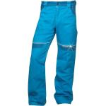Blaue Sportliche Herrenarbeitshosen mit Reißverschluss aus Baumwolle mit Reflektoren Größe XL Petite 