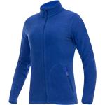 Royalblaue Winddichte Atmungsaktive Stehkragen Damensweatshirts mit Reißverschluss aus Fleece Größe S 