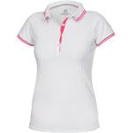 Rosa Kurzärmelige Kurzarm-Poloshirts aus Baumwolle für Damen Größe XL 