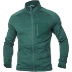 Grüne Melierte Atmungsaktive Zip Hoodies & Sweatjacken mit Reißverschluss aus Polyester für Herren Größe L 