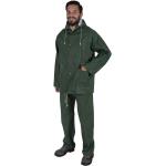 Grüne Wasserdichte Herrenarbeitsbekleidung & Herrenberufsbekleidung mit Reißverschluss aus PVC Größe XL 