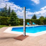 Silberne Gartenduschen & Outdoor-Duschen 37l Solar 