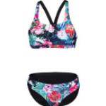 Arena Damen Bikini Women'S Flower Bikini Swim Pr Black-Black Multi 36 (3468336936016)