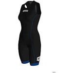 Arena Damen Triathlon Anzug ST 2.0 mit Rückenreißverschluss, Black/Royal, M/40