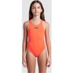 Korallenrote Unifarbene Sportbadeanzüge & Schwimmanzüge für Kinder Größe 152 