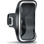 Arendo Smartphone-Tragegurt, Fitness Armband für 4,7` Smartphones, Schlüsselfach, Reflektorstreifen - schwarz 4251259150138