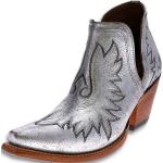 Reduzierte Silberne Ariat Cowboy-Boots & Cowboystiefeletten aus Leder für Damen 