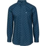 Reduzierte Blaue Ariat Kentkragen Hemden mit Kent-Kragen aus Baumwolle für Herren Größe S 