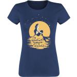 Marineblaue Arielle die Meerjungfrau Arielle Rundhals-Ausschnitt T-Shirts für Damen Größe XXL 