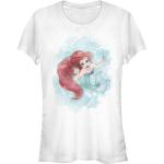 Weiße Kurzärmelige Arielle die Meerjungfrau Arielle T-Shirts aus Baumwolle für Herren Größe XXL 