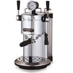 Ariete 1387/20 Kaffeevollautomat Novecento Espresso, Cappuccino, Vano Scalda Becher, 1100 W, 2 Tassen, 15 bar, Chrom, silber/schwarz