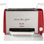 Ariete Steak House Grill, Toaster, Rot, Silber
