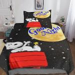 Die Peanuts Snoopy Bettwäsche Sets & Bettwäsche Garnituren mit Reißverschluss aus Polyester maschinenwaschbar 240x220 für den für den Frühling 