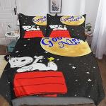 Die Peanuts Snoopy Bettwäsche Sets & Bettwäsche Garnituren mit Reißverschluss aus Polyester maschinenwaschbar 240x220 für den für den Frühling 