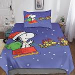 Die Peanuts Snoopy Bettwäsche Sets & Bettwäsche Garnituren mit Reißverschluss aus Polyester maschinenwaschbar 135x200 für den für den Frühling 
