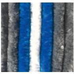 Blaue Arisol Flauschvorhänge aus Textil 